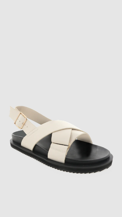 Load image into Gallery viewer, Trudy Sandal - Ivory - Billy J
