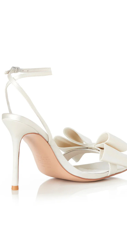 Gabby Heel - Ivory Satin - Billy J