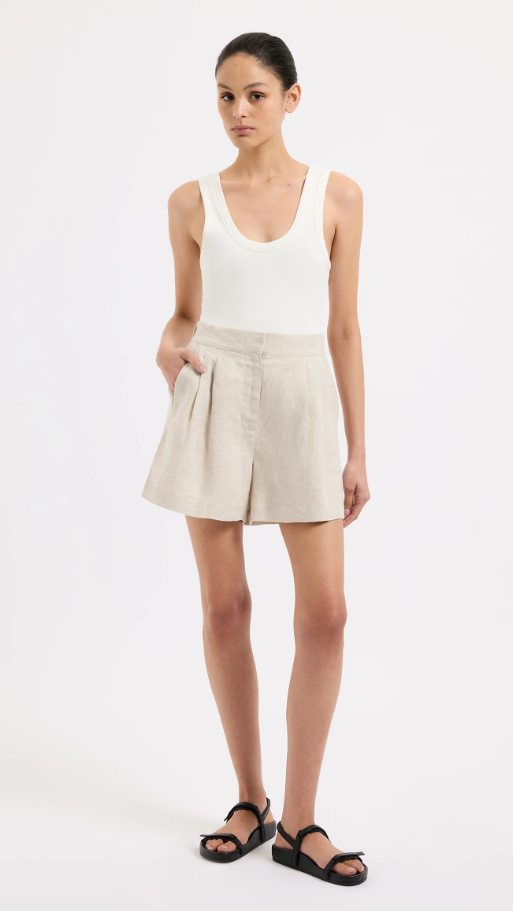 Thilda Tailored Short - Natural - Billy J