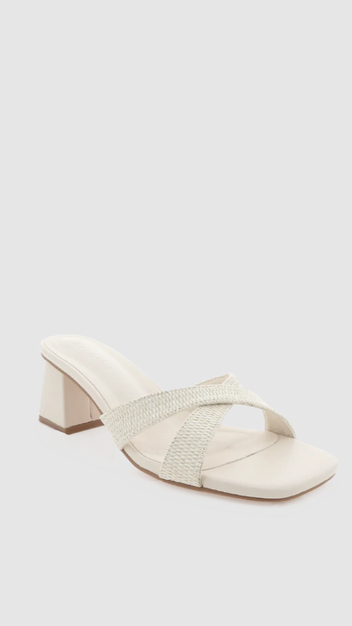 Wila Heel - Cream Raffia - Billy J