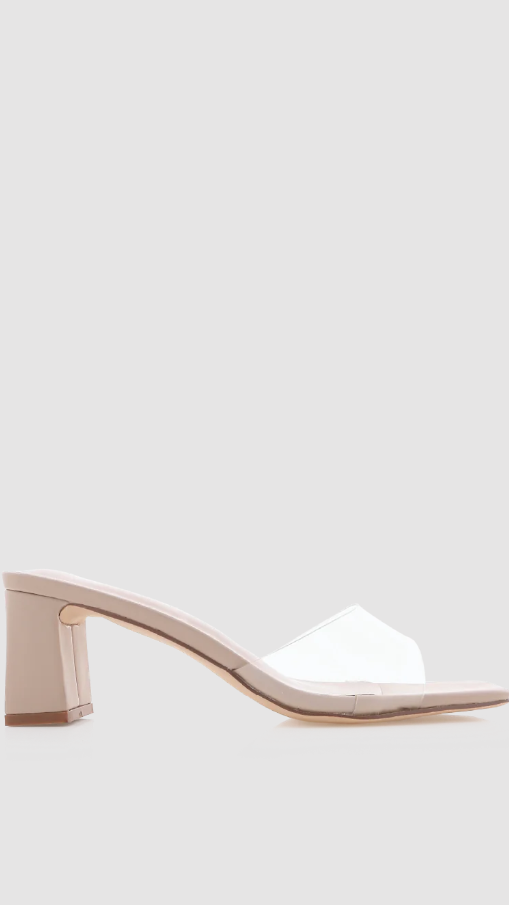 Finbar Heel - Clear / Nude - Billy J
