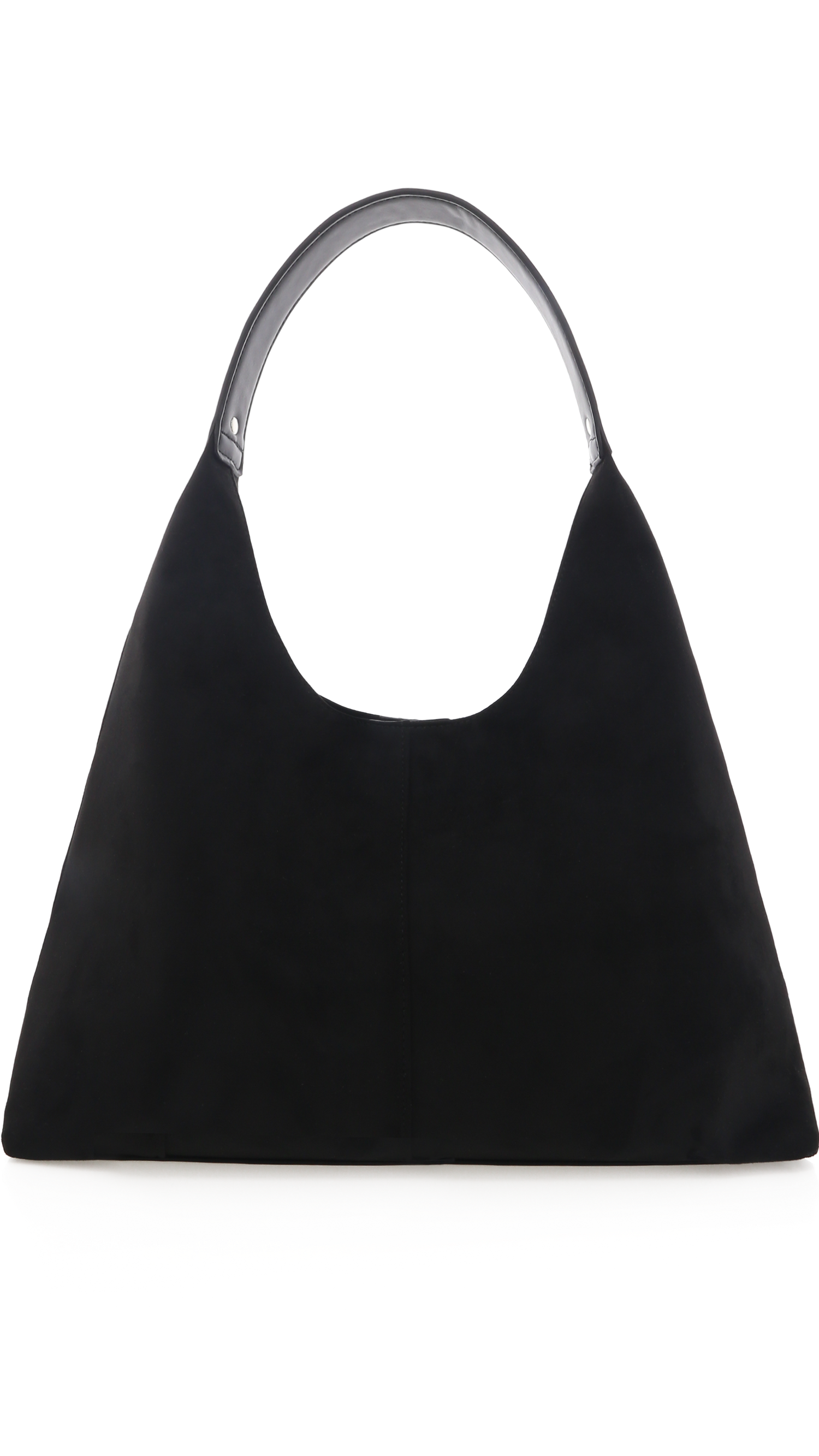 Tammy Shoulder Bag - Black Suede - Billy J
