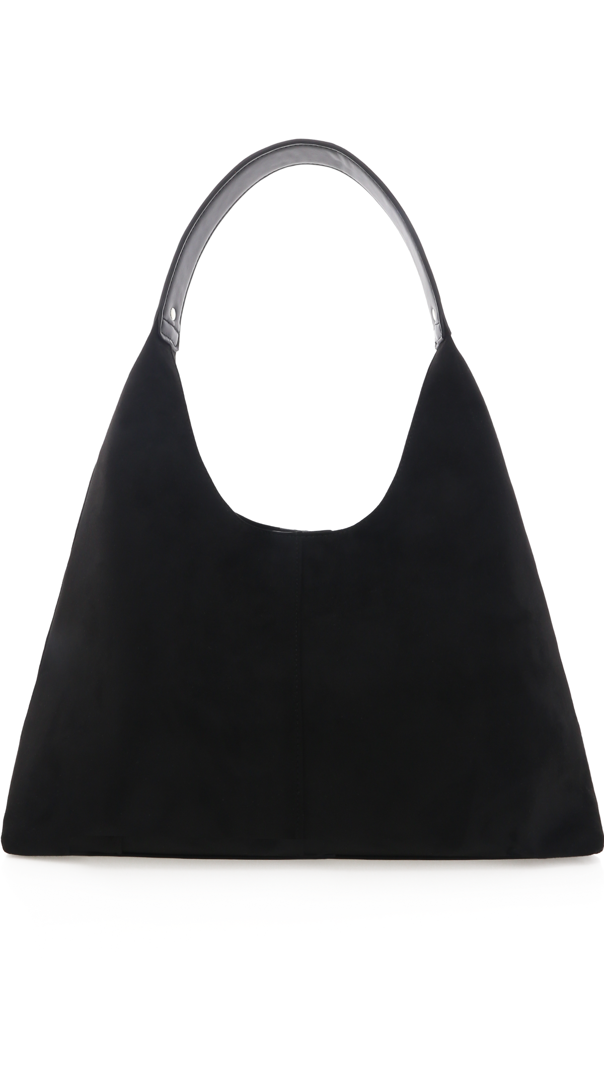 Tammy Shoulder Bag - Black Suede - Billy J