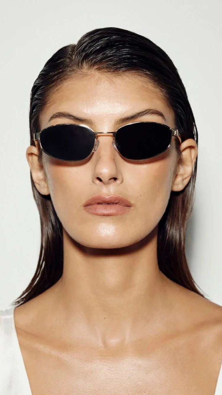 The Angelina Sunglasses - Tort/Green - Billy J