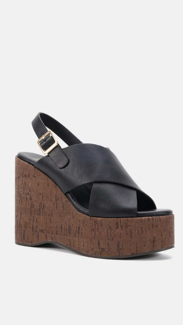 Bambola Wedge Heels - Black