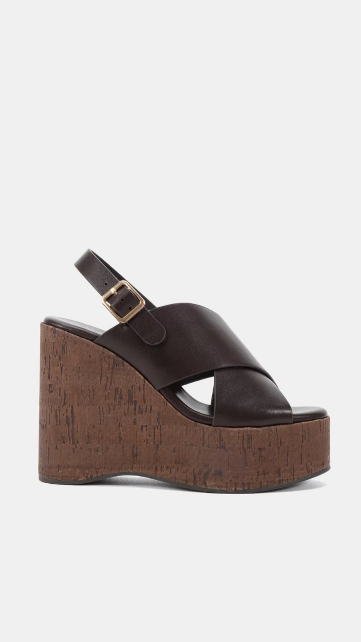 Bambola Wedge Heels - Espresso