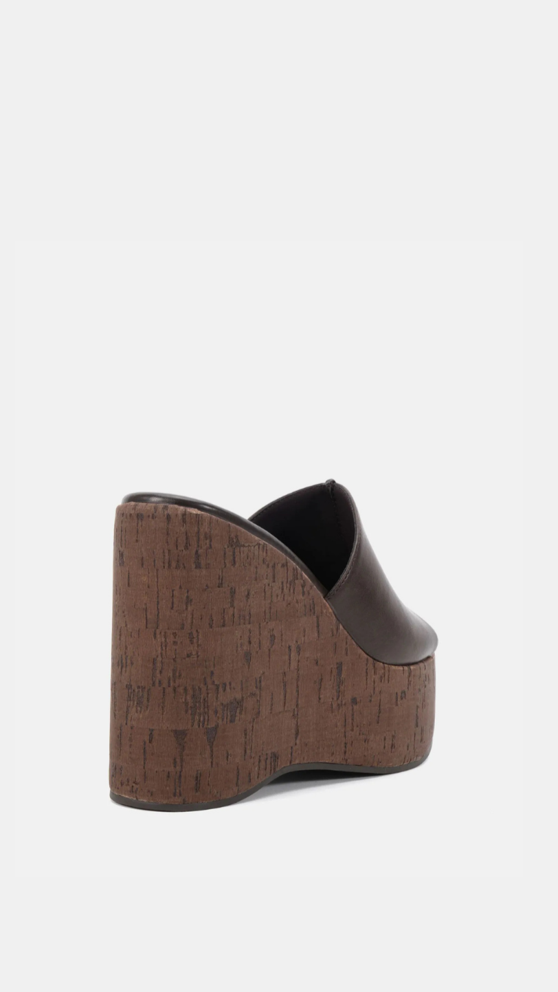 Wolfgang Wedge Heels - Espresso - Billy J