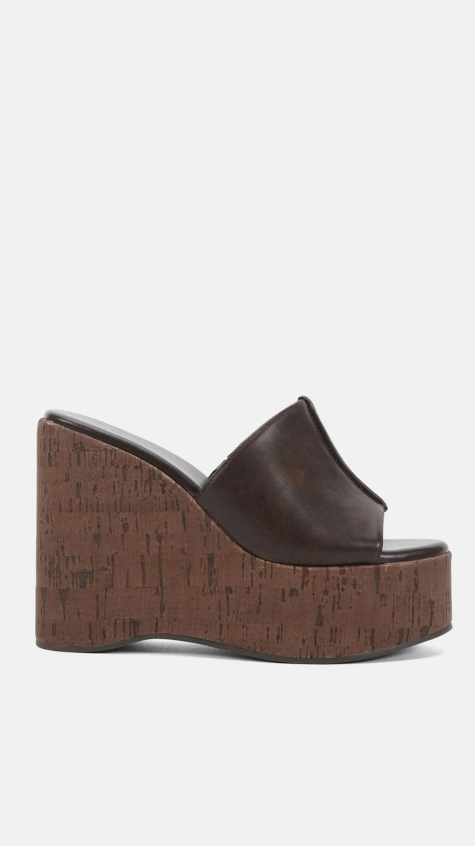 Wolfgang Wedge Heels - Espresso - Billy J