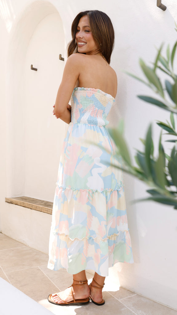 Solange Midi Dress - Tropical