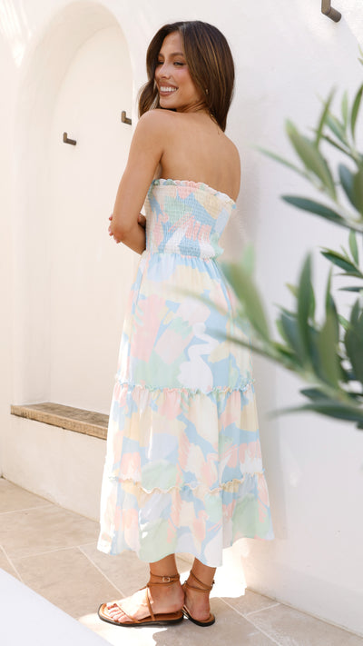 Load image into Gallery viewer, Solange Midi Dress - Tropical
