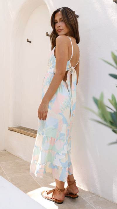 Load image into Gallery viewer, Paulina Midi Dress - Tropical
