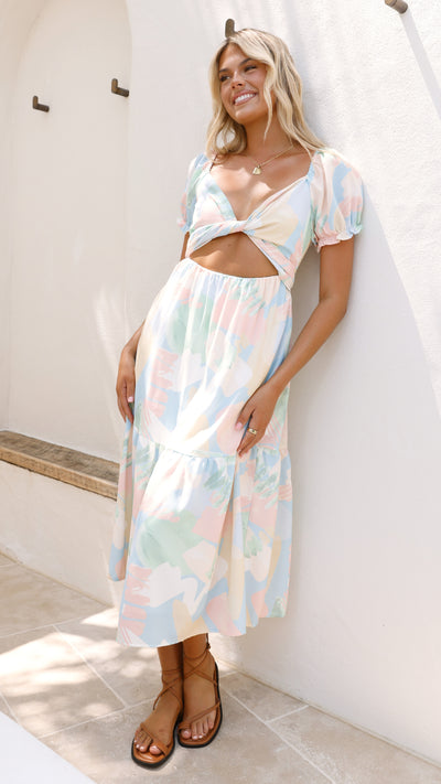 Load image into Gallery viewer, Kobi Midi Dress - Tropical
