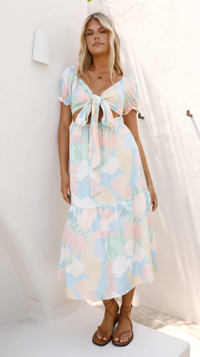 Load image into Gallery viewer, Kobi Midi Dress - Tropical
