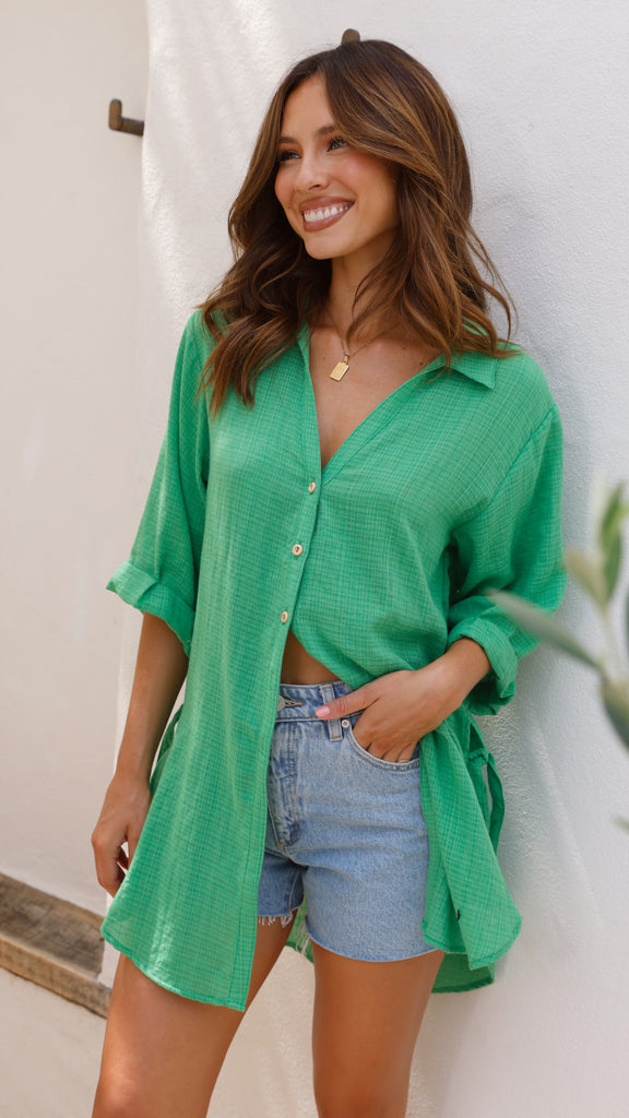 Vesper Beach Shirt - Green
