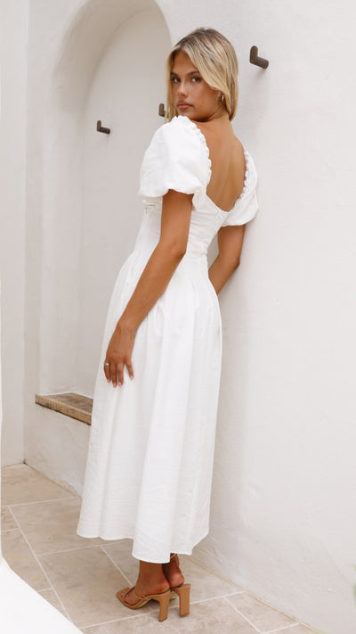 Load image into Gallery viewer, Christina Maxi Dress - White - Billy J
