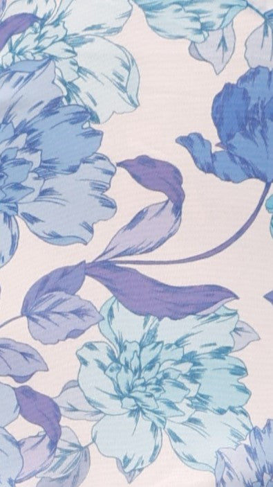 Adalinde Maxi Dress - Blue Floral