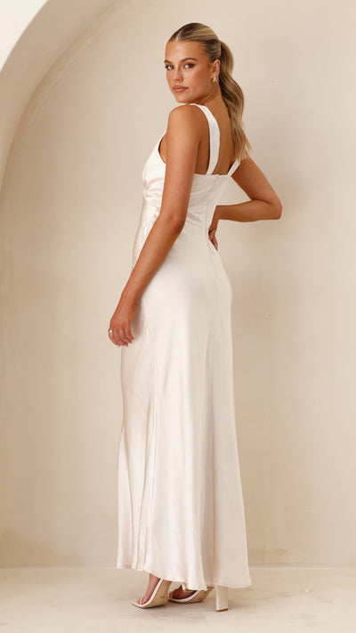Load image into Gallery viewer, Sofia Maxi Dress - Champagne
