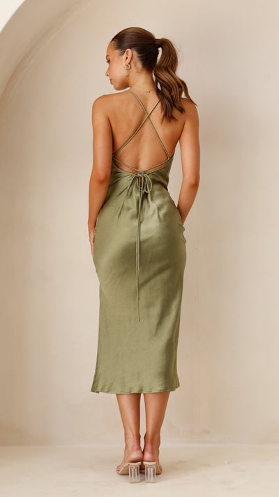 Load image into Gallery viewer, Scarlette Dress - Olive - Billy J
