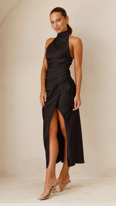 Load image into Gallery viewer, Kendall Maxi Dress - Black - Billy J
