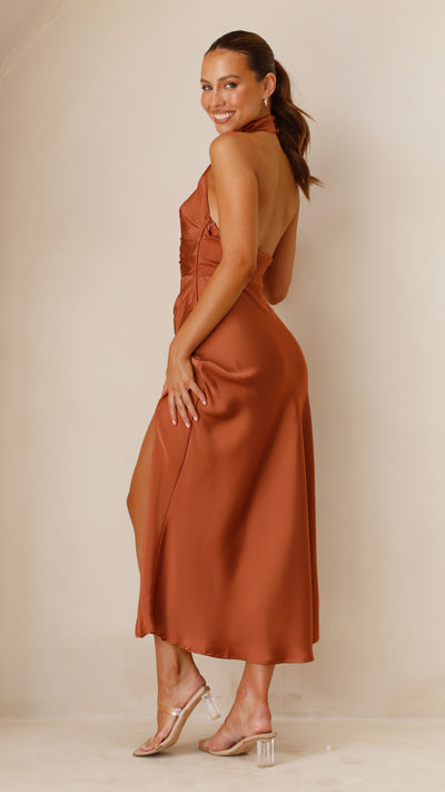 Load image into Gallery viewer, Kendall Maxi Dress - Copper - Billy J
