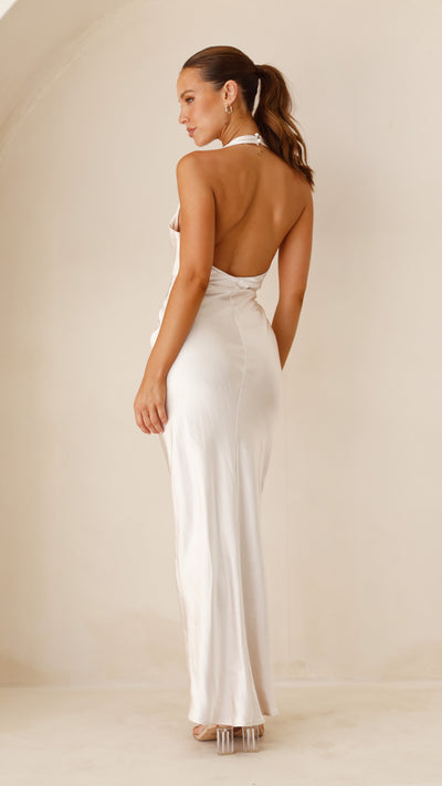 Load image into Gallery viewer, Chloe Maxi Dress - Champagne

