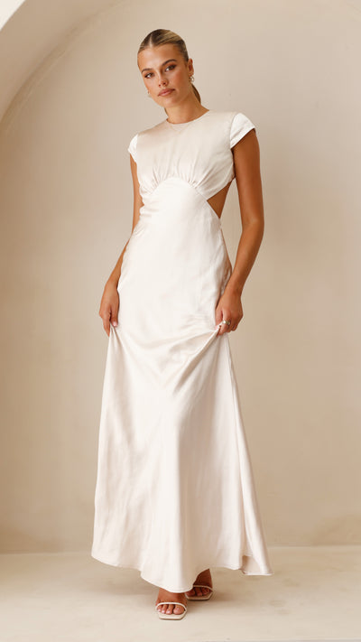 Load image into Gallery viewer, Kate Maxi Dress - Champagne - Billy J

