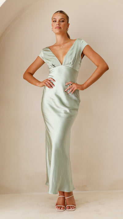 Load image into Gallery viewer, Amelia Maxi Dress - Sage
