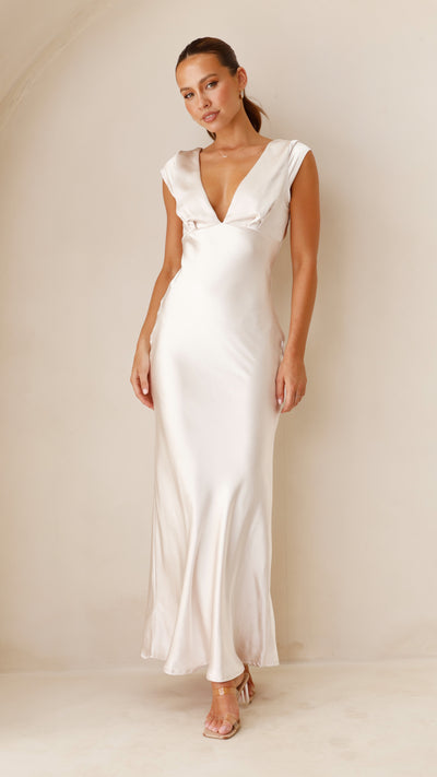 Load image into Gallery viewer, Amelia Maxi Dress - Champagne
