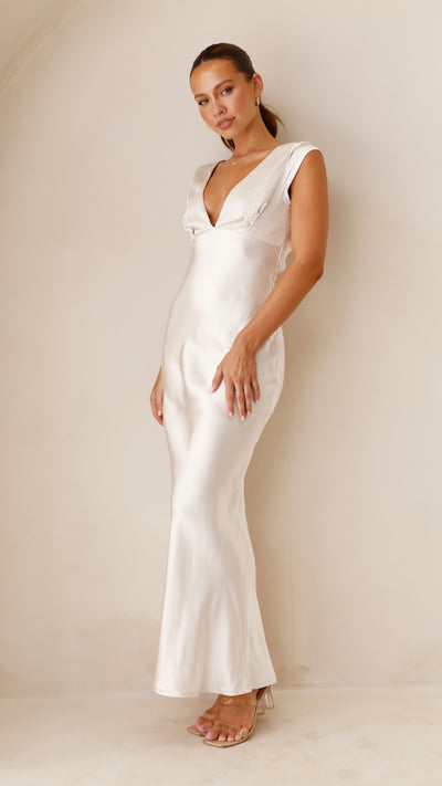 Load image into Gallery viewer, Amelia Maxi Dress - Champagne
