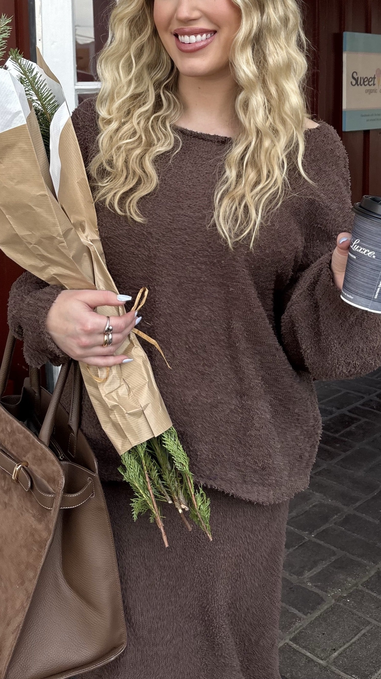 Cohen Knit Jumper - Chocolate - Billy J