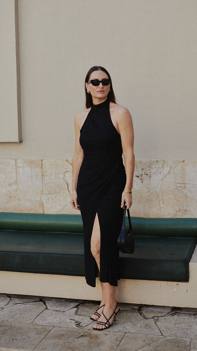 Load image into Gallery viewer, Nicole Maxi Dress - Black
