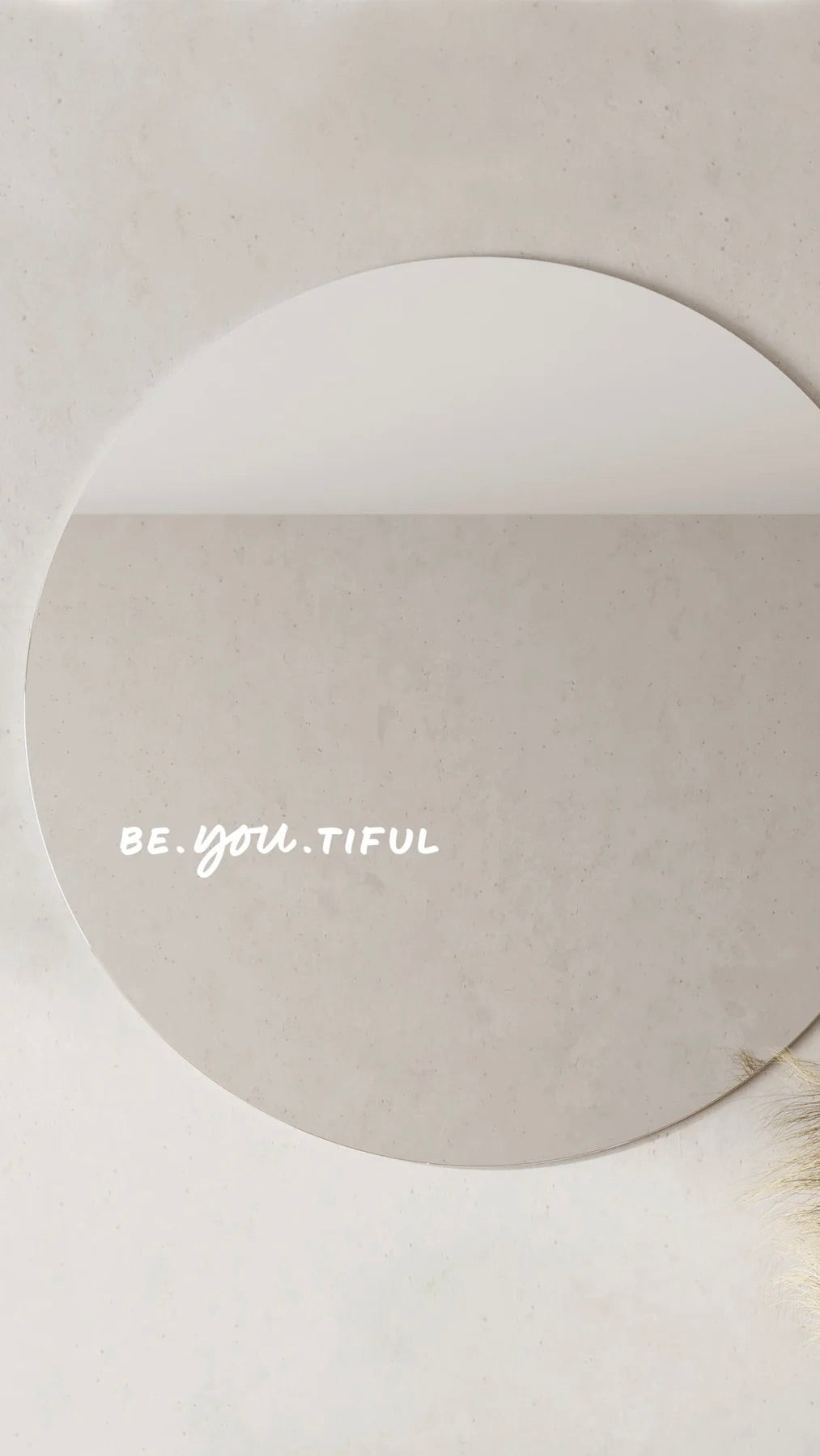 Be.YOU.tiful- Affirmation Mirror Sticker