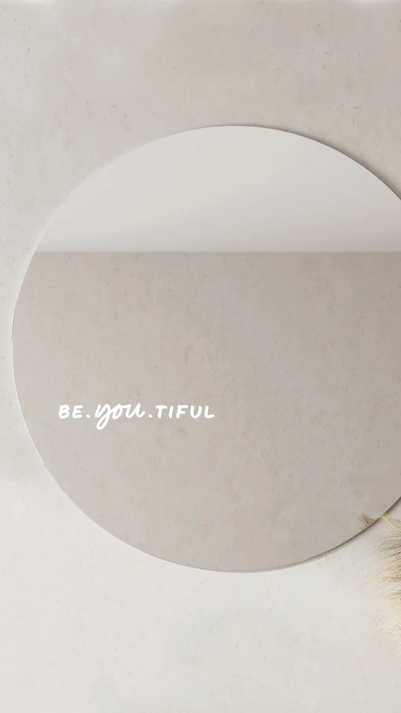 Be.YOU.tiful- Affirmation Mirror Sticker - Billy J