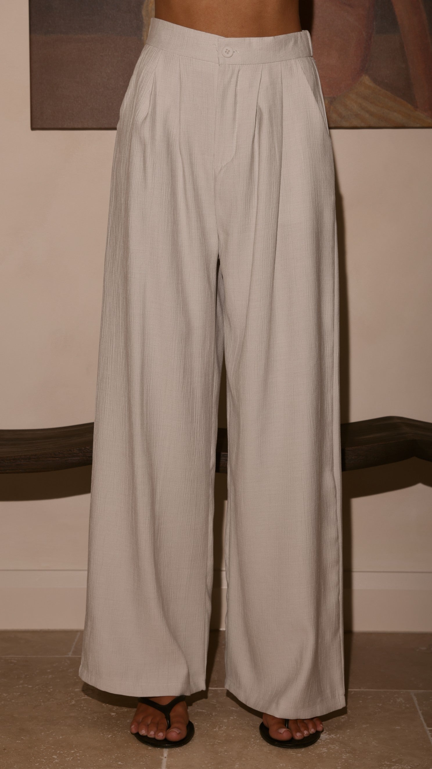Zahira Pants - Oat - Billy J