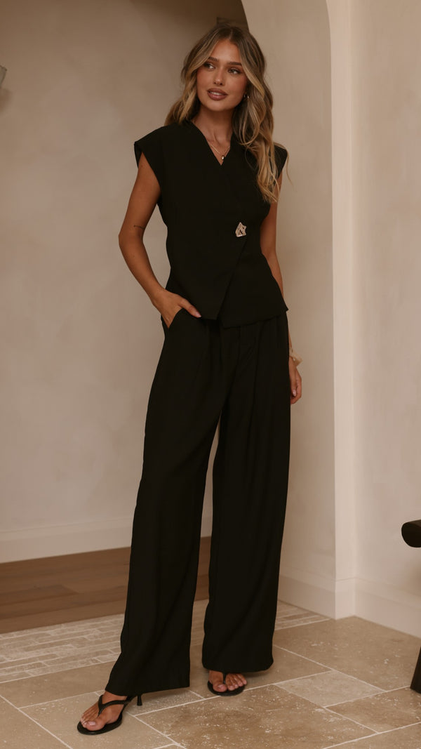 Zahira Pants - Black - Billy J