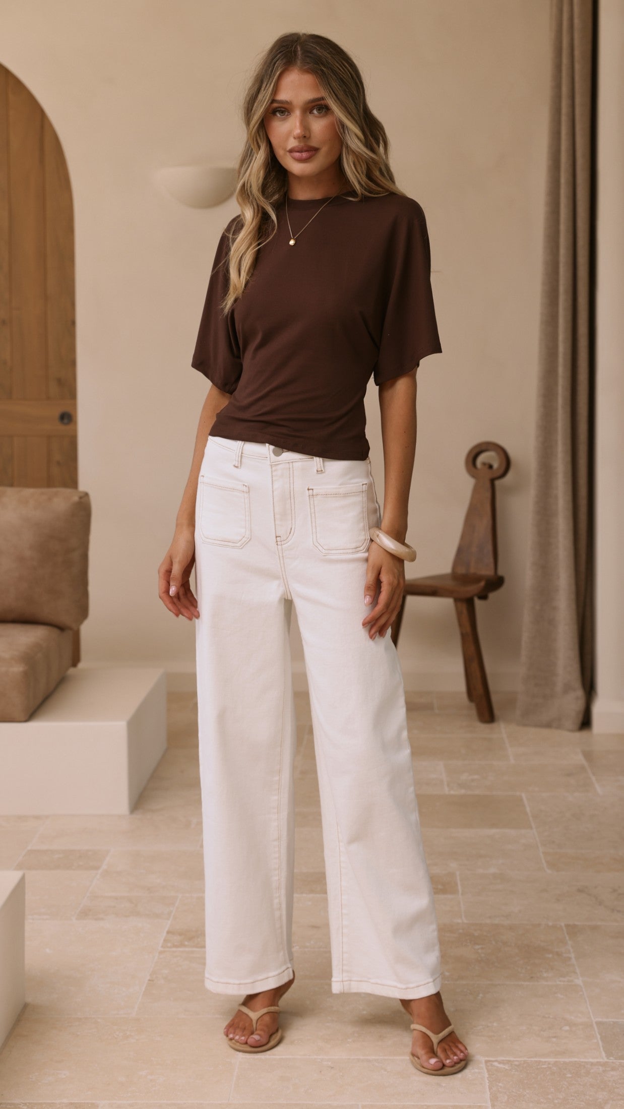 Macadrian Jeans - White Denim - Billy J