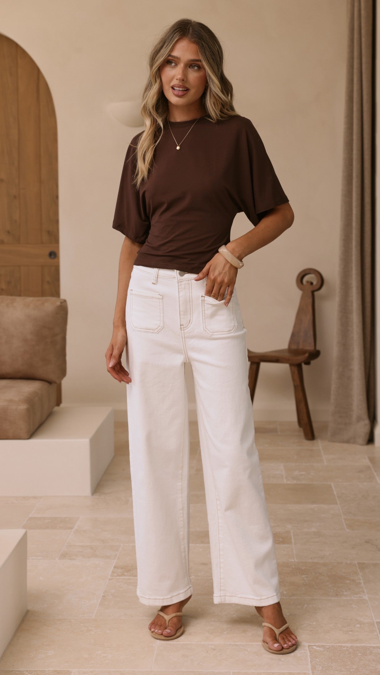 Ailani Top - Chocolate - Billy J