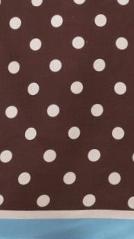 Linnea Mini Dress - Brown Polka - Billy J