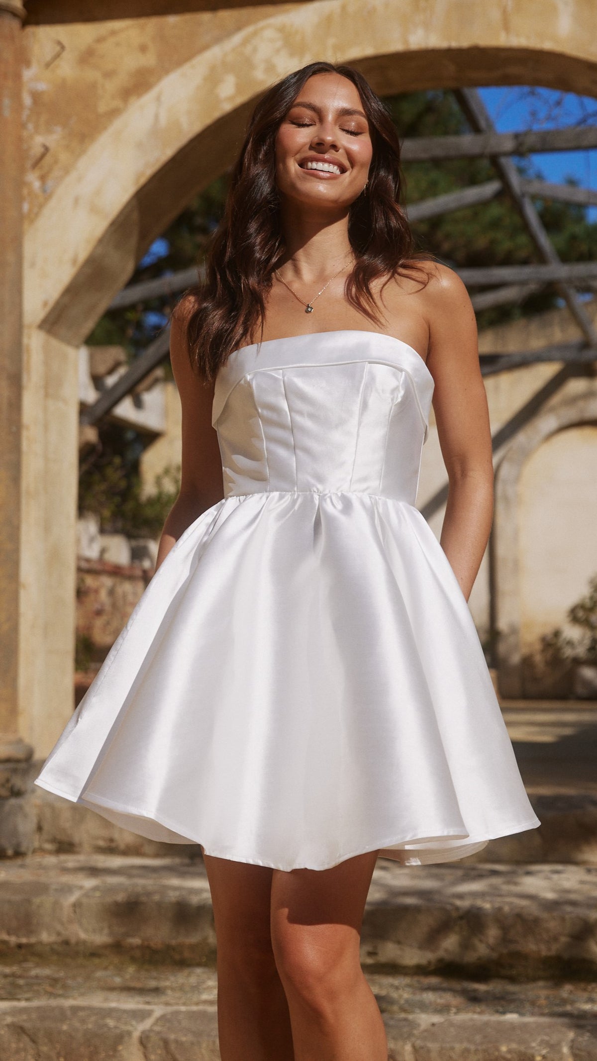 billy j white mini dress Valentina Mini Dress - White - Buy Women's Dresses