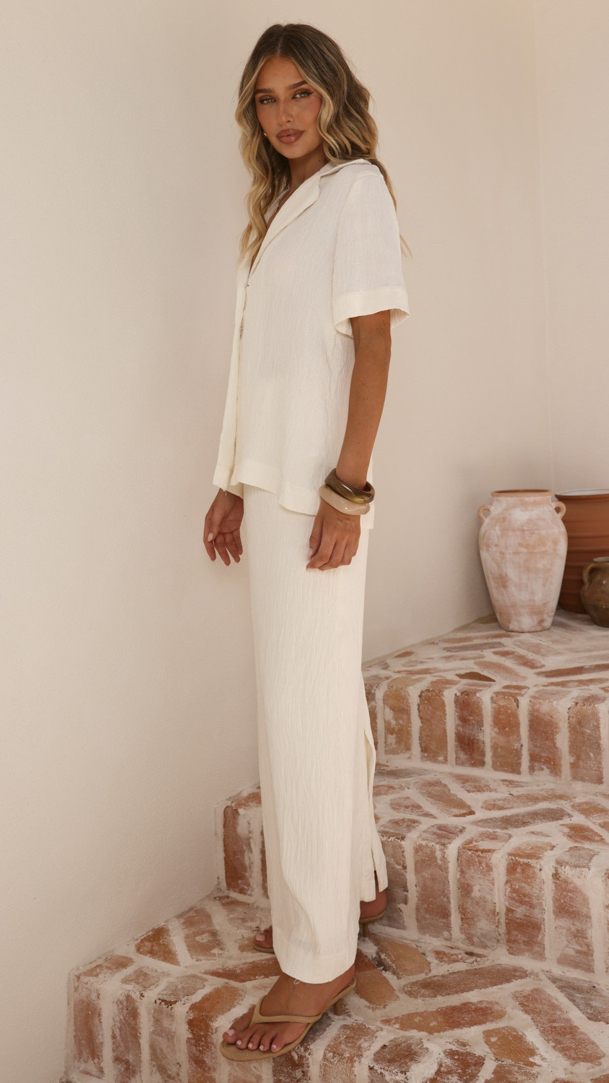 Razi Maxi Skirt - Ivory - Billy J