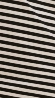 Pia One Shoulder Oversize Tee - Black/White Stripe - Billy J