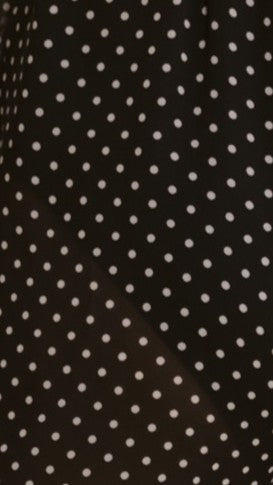 Reda Semi Sheer Pants - Black/White Spot - Billy J