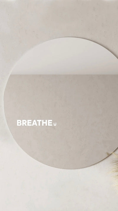 Load image into Gallery viewer, Breathe- Affirmation Mirror Sticker
