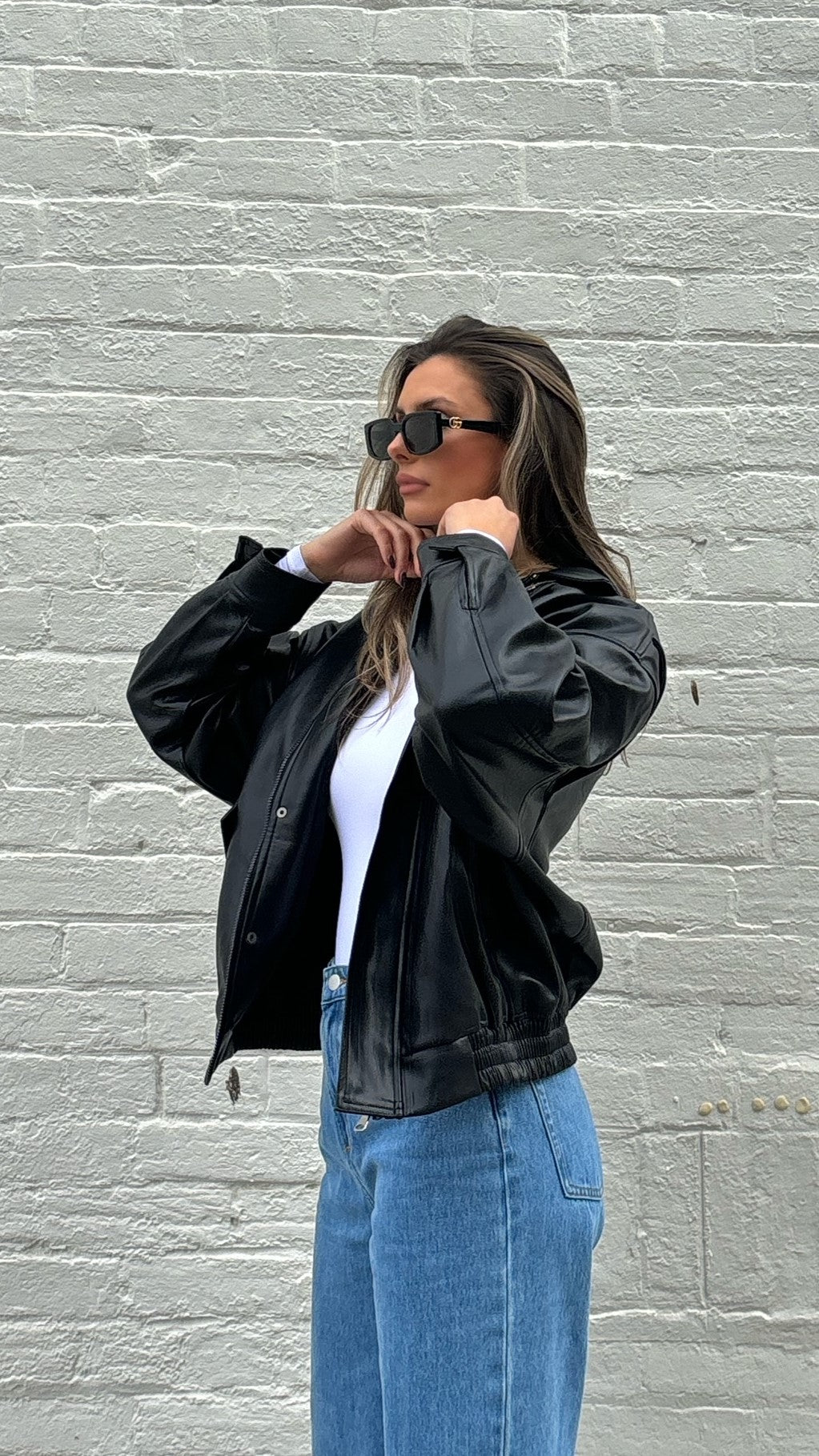 Kenny Bomber Jacket - Jet Black - Billy J