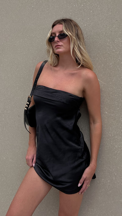 Load image into Gallery viewer, Gisele Mini Dress - Black
