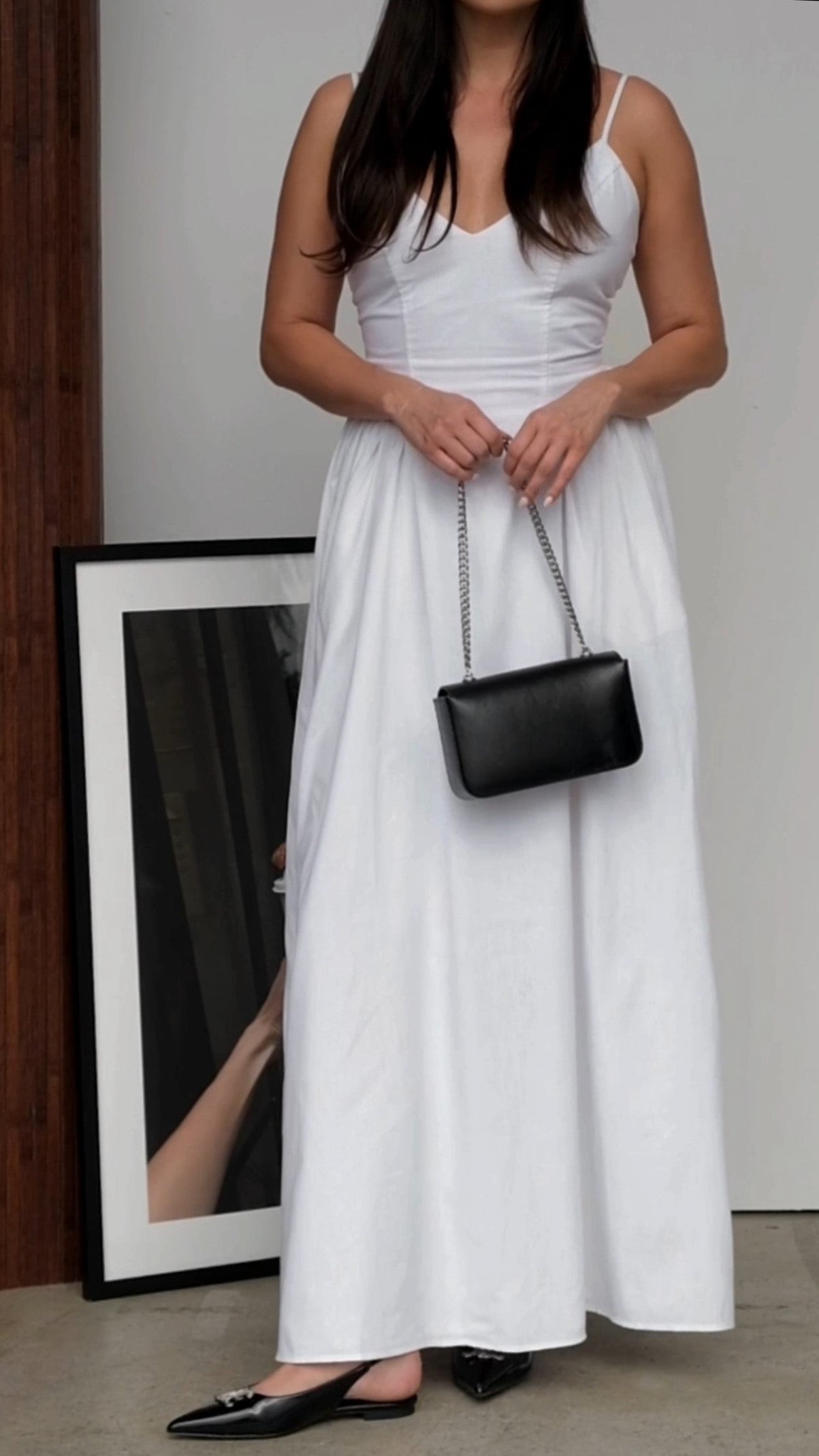 Zephy Maxi Dress - White - Billy J