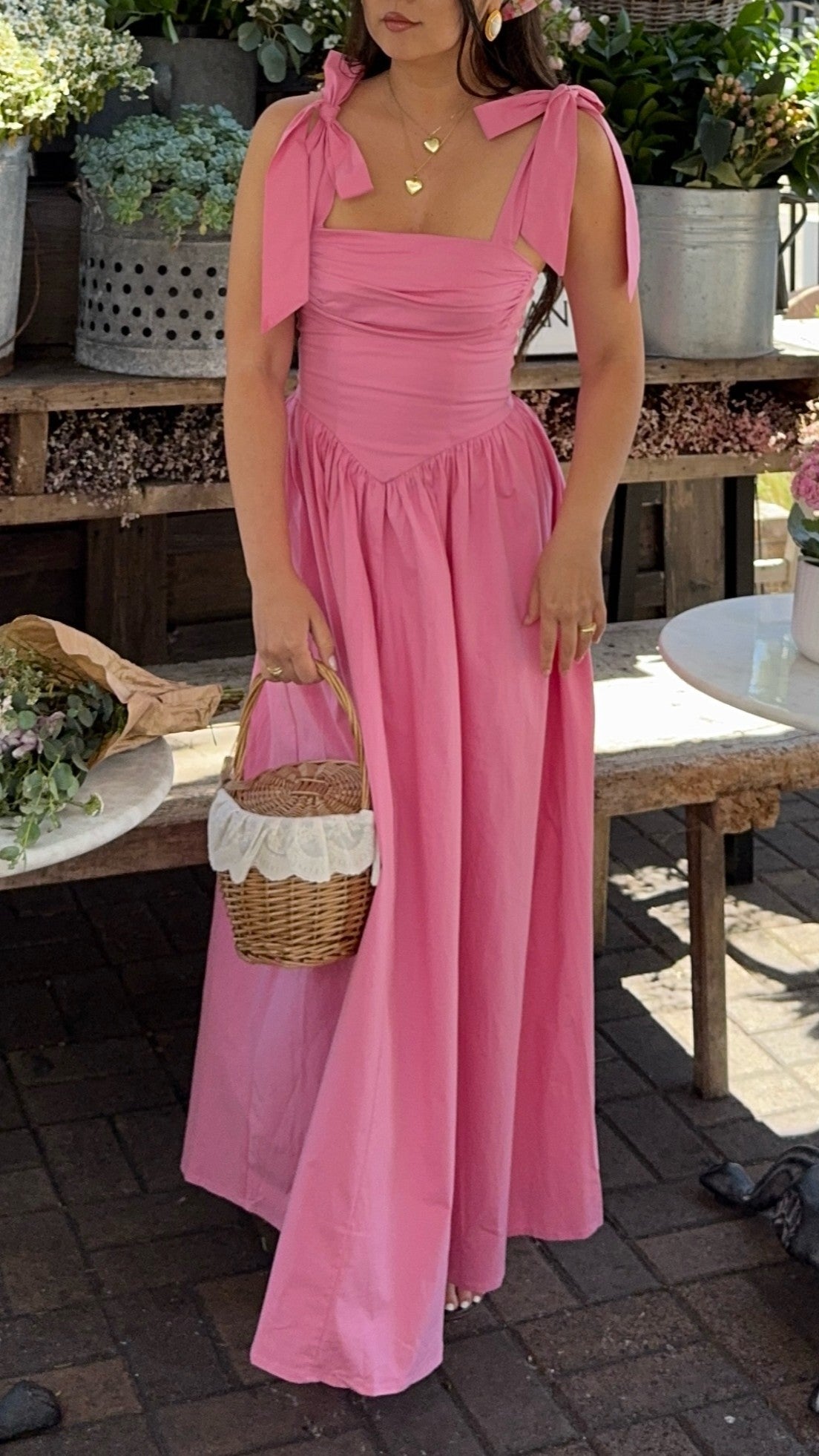 Haisley Maxi Dress - Pink - Billy J