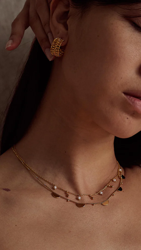 Cassandra Necklace - Gold - Billy J