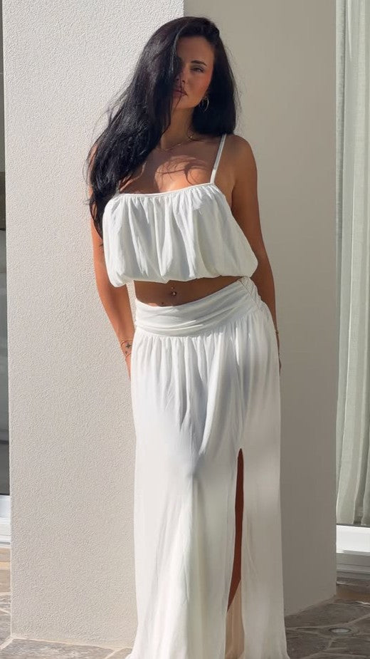 Stacie Top - White - Billy J