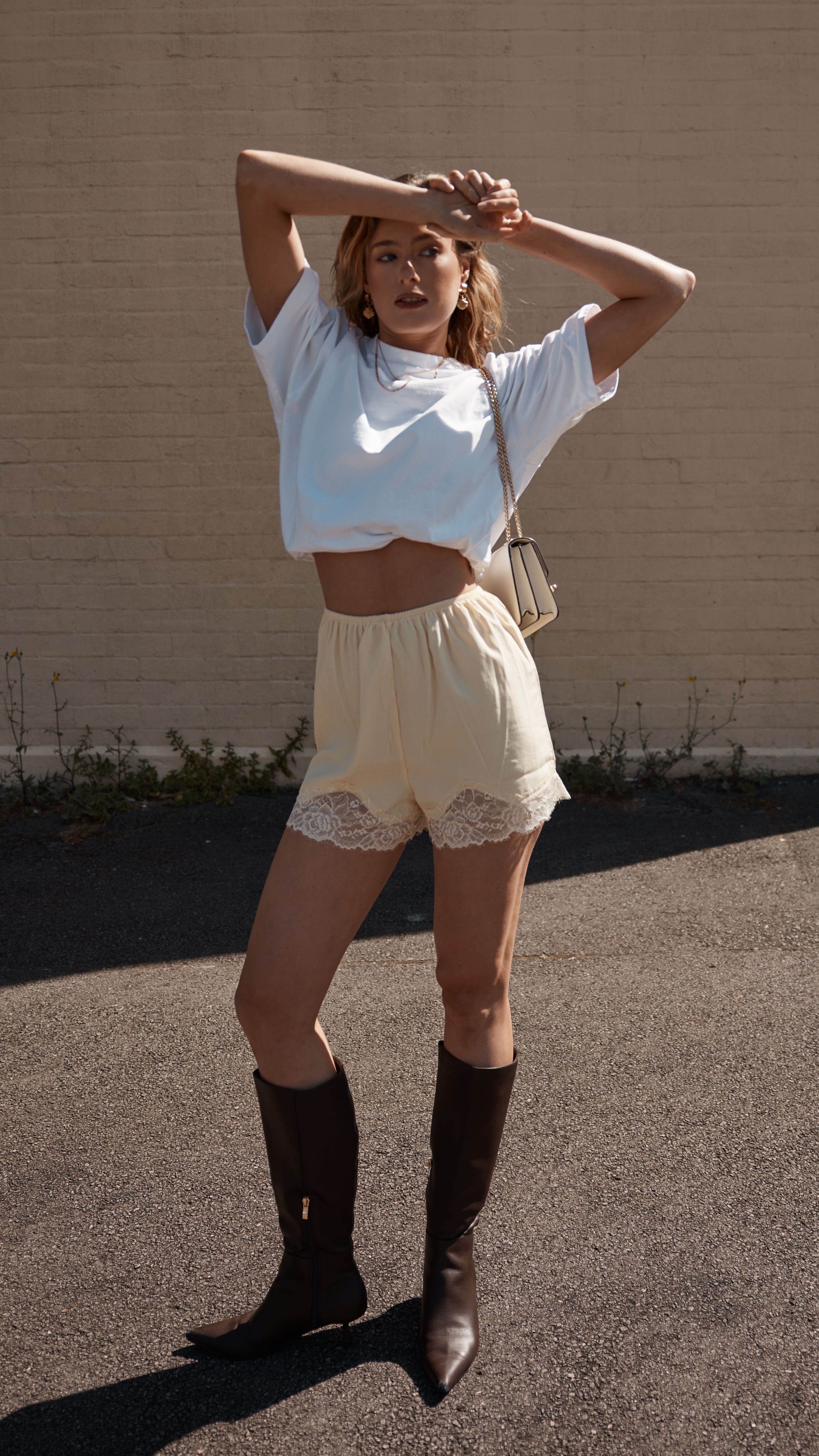 Makoa Lace Shorts - Yellow - Billy J